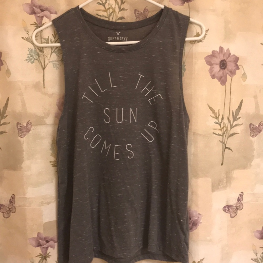 “till the sun comes up” tank top